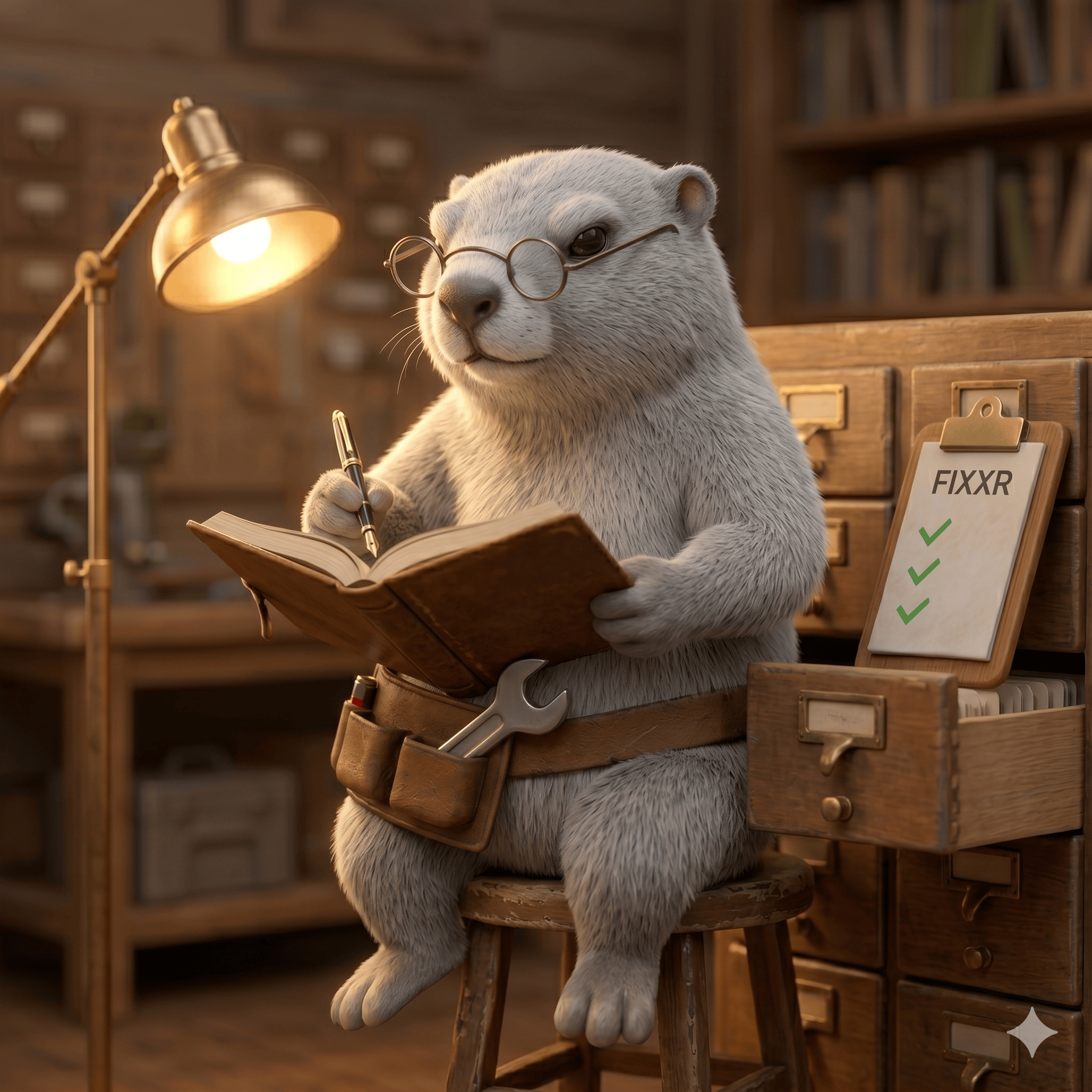 Maxx as Curator, keeping the ledger